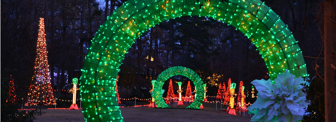 holiday lights at garvan gardens catherine s landing holiday lights at garvan gardens catherine s landing